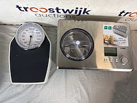 Domo do9201i ijsmachine - ijsmaker - zelf vriezend - 2l - rvs + medisana psd - analoge personenweegschaal - afbeelding 2 van  2