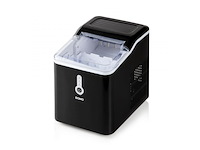Domo do9220ib ijsblokjesmaker 12 kg/24 uur 15 l inclusief receptenboekje zwart - afbeelding 1 van  4
