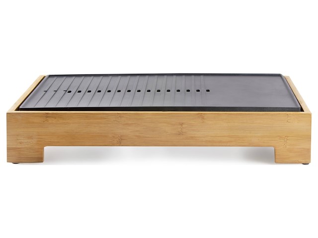Domo do9271g plancha grill bamboo style grillplaat - afbeelding 3 van  5