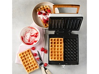 Domo do9274w wafelijzer xl 1400w powder white - afbeelding 3 van  4