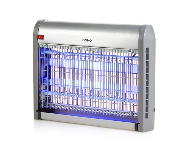 Domo kx012 insectenkiller uv lamp 2x10w zilver - afbeelding 1 van  4
