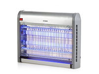 Domo kx012 insectenkiller uv lamp 2x10w zilver - afbeelding 1 van  4