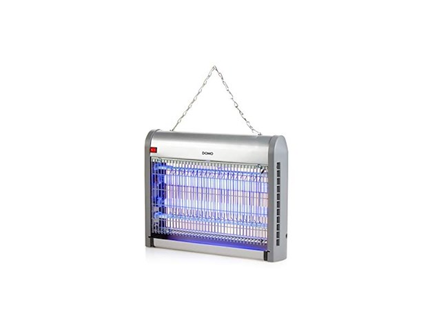 Domo kx012 insectenkiller uv lamp 2x10w zilver - afbeelding 2 van  4
