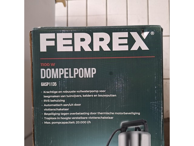 Dompelpomp ferrex, gasp1135 - afbeelding 2 van  6
