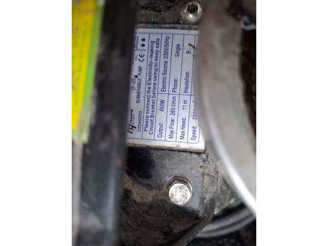 Dompelpomp sp450 - afbeelding 4 van  6