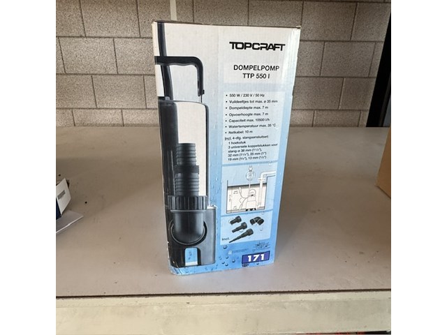 Dompelpomp, topcraft, ttp 550i - afbeelding 2 van  3