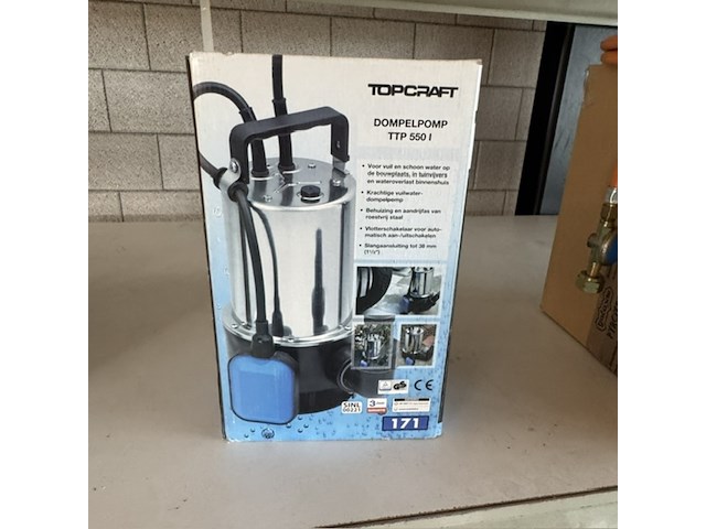 Dompelpomp, topcraft, ttp 550i - afbeelding 3 van  3