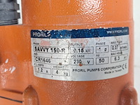 Dompelpomp vlak 4,2m³ 230v proril, savvy 150, bouwjaar 2018 - afbeelding 5 van  7