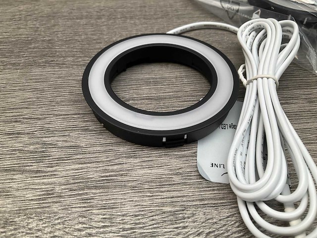 Domus line holl bh onderverlichting inbouwspot mat zwart (3x) - afbeelding 5 van  7