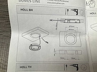Domus line holl bh onderverlichting inbouwspot mat zwart (3x) - afbeelding 6 van  7