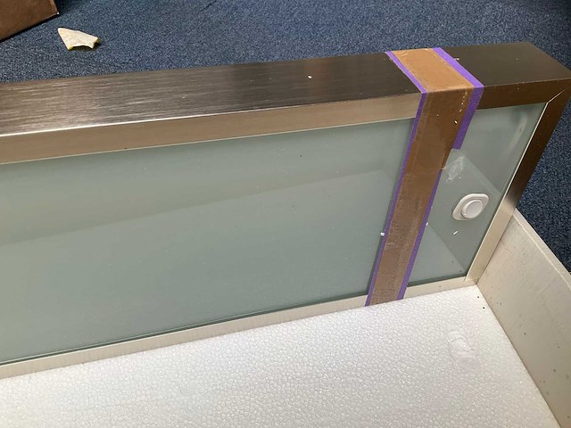 Domus line raft lumios anthea wandplank met verlichting rvs - afbeelding 5 van  7