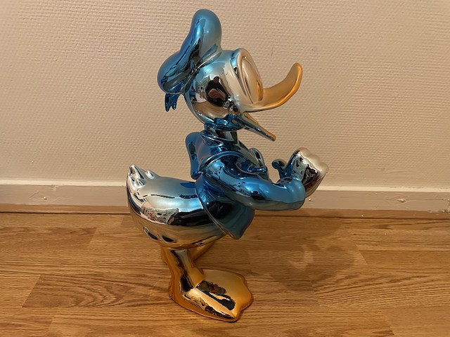 Donald duck beeld, blauw - afbeelding 10 van  13