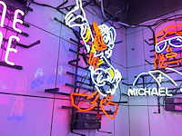 Donald duck glas neon - afbeelding 2 van  2