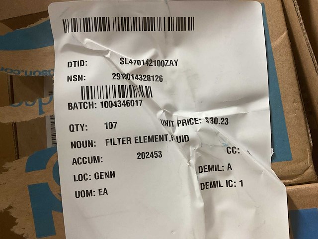 Donaldson p550385 fluid filter element (107x) - afbeelding 2 van  6