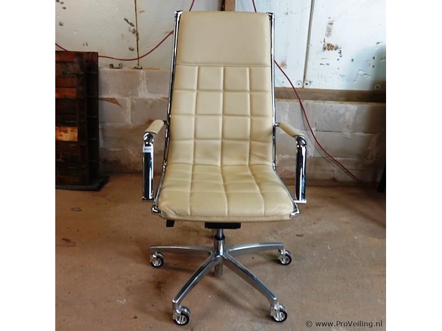 Donati high-end lederen bureaustoel - afbeelding 2 van  7