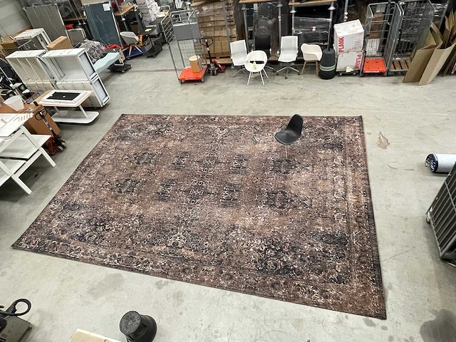 Donkersloot - vintage/ perzisch vloerkleed 650x440 - afbeelding 1 van  2