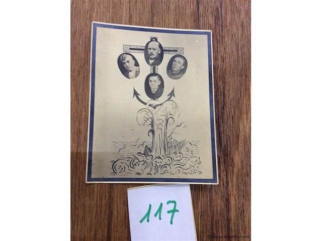 Doodsprentje zeelui - afbeelding 1 van  2