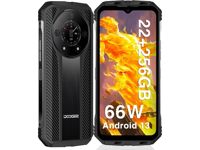 Doogee s110 smartphone 12gb/256gb black - afbeelding 1 van  6