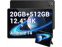 Doogee t30 max tablet wifi+4g 8gb/512gb zwart