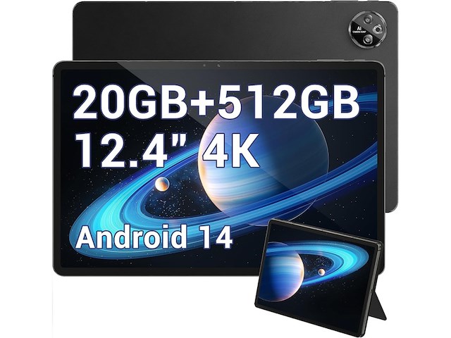Doogee t30 max tablet wifi+4g 8gb/512gb zwart - afbeelding 1 van  4