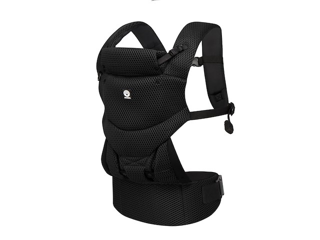 Dooky ergonomische draagzak urban comfort zwart - afbeelding 1 van  2