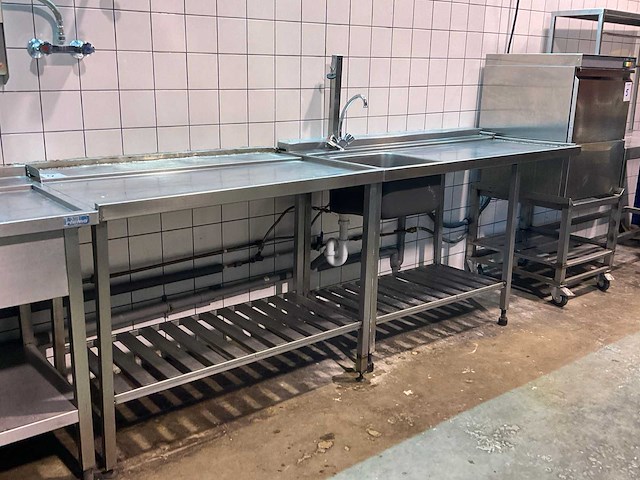 Doorschuif spoeltafel opstelling - afbeelding 3 van  7