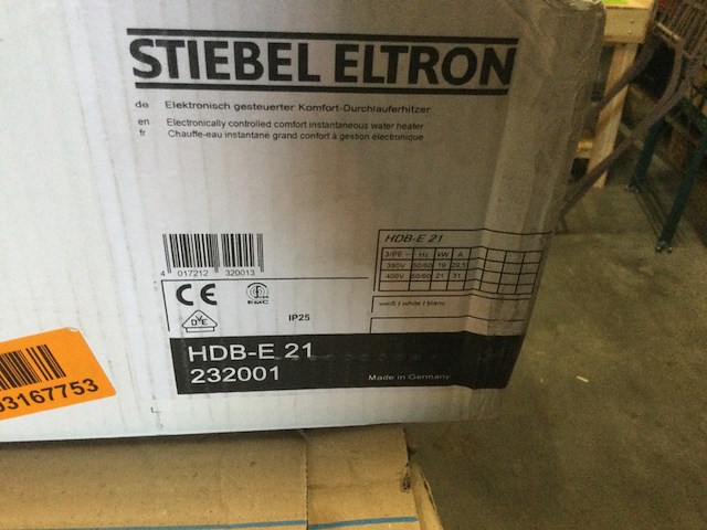 Doorstromerverwarmer stiebel eltron, hdb-e 21 , wit - afbeelding 3 van  4