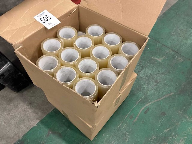 Doorzichtig plakband tape (27x) - afbeelding 1 van  1