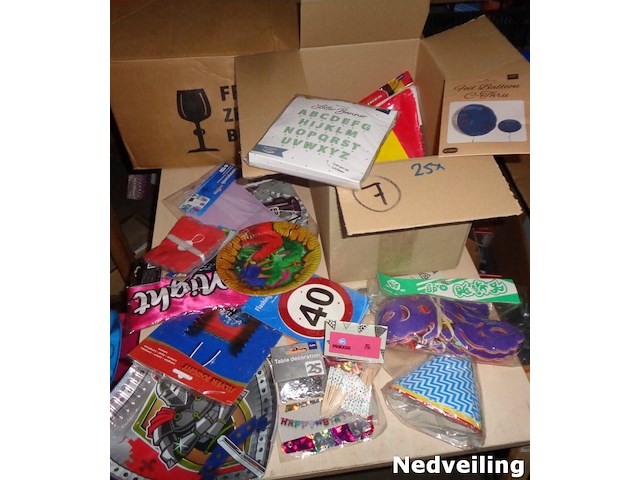 Doos 7 met mix feest 25 stuks - afbeelding 3 van  3