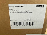 Doos á 100stuks esdec kabel uitgangsgeleiders (8x) - afbeelding 1 van  1
