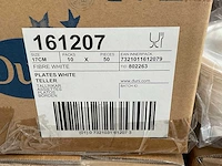 Doos á 10x50 stuks duni plastic borden (3x) - afbeelding 3 van  3