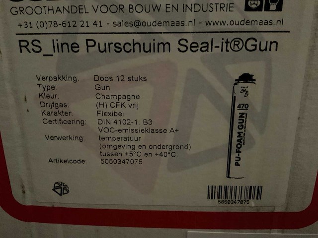 Doos à 12x flacon seal-it bouwschuim - afbeelding 2 van  2