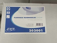 Doos á 20x160 stuks 2-laags handdoekjes (2x) - afbeelding 2 van  2