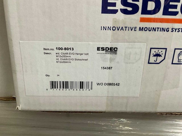 Doos á 24 stuks esdec clickfit evo stokschroef (16x) - afbeelding 3 van  3