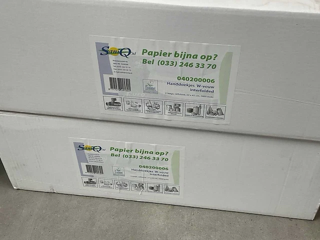 Doos á 2400 stuks handdoekjes (2x) - afbeelding 2 van  2