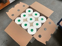 Doos á 36 rollen met dop 2-laags toiletpapier (8x)