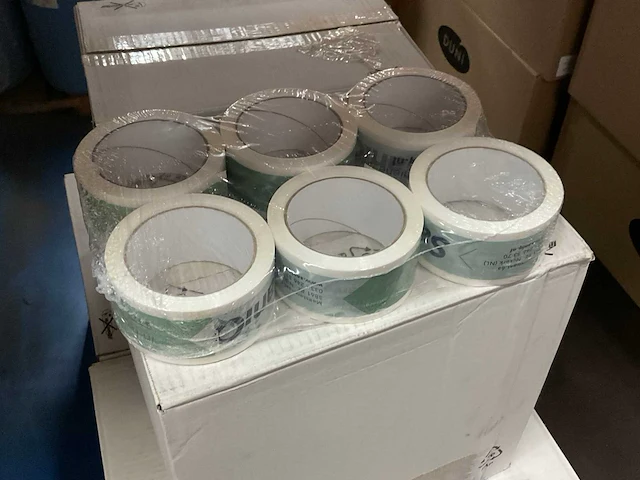 Doos á 36 rollen tape (6x) - afbeelding 1 van  2
