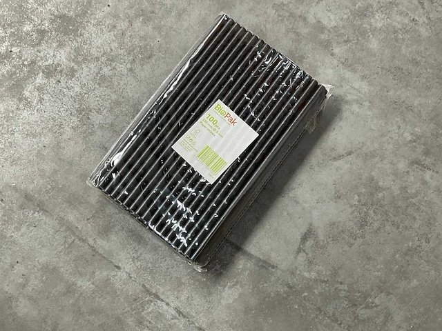 Doos á 36x100 stuks biopak papieren rietjes (2x) - afbeelding 1 van  3