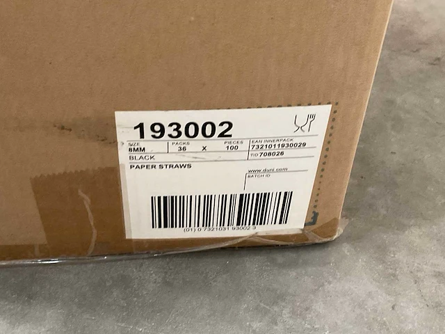 Doos á 36x100 stuks biopak papieren rietjes (2x) - afbeelding 3 van  3