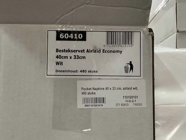 Doos á 480 stuks bestekservetten (10x) - afbeelding 3 van  3
