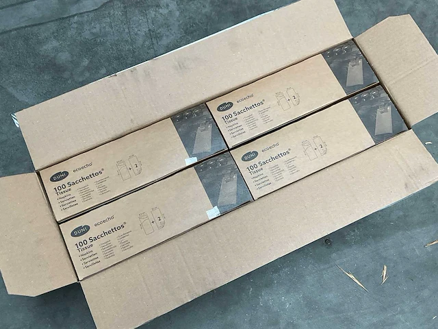 Doos á 4x100 stuks duni bestekzakjes (5x) - afbeelding 3 van  4