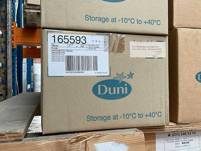 Doos á 5x100 stuks duni bestekzakjes (6x) - afbeelding 4 van  4