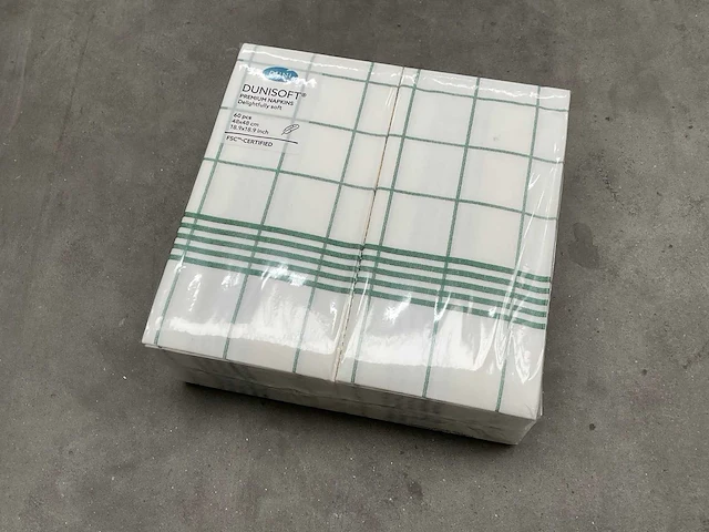 Doos á 6x60 stuks duni servetten (2x) - afbeelding 1 van  3