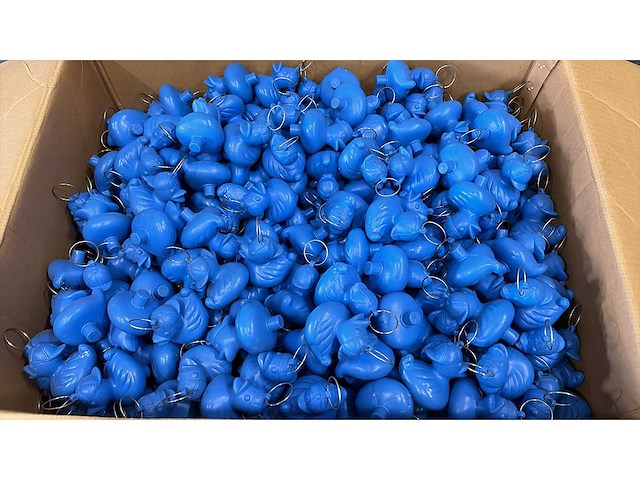 Doos blauwe eendjes - afbeelding 1 van  3