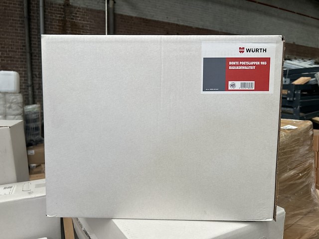 Doos bonte poetslappen 9 kg badjaskwaliteit, würth - afbeelding 2 van  3