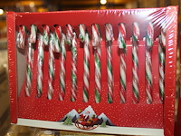 Doos candy cans groen rood. 16 x 12 stuks. - afbeelding 2 van  2