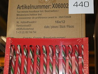 Doos candy cans groen rood. 16 x 12 stuks - afbeelding 2 van  2