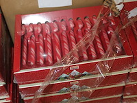 Doos candy cans wit rood. 21 x 12 stuks. - afbeelding 2 van  2