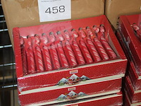 Doos candy cans wit rood. 21 x 12 stuks - afbeelding 2 van  2
