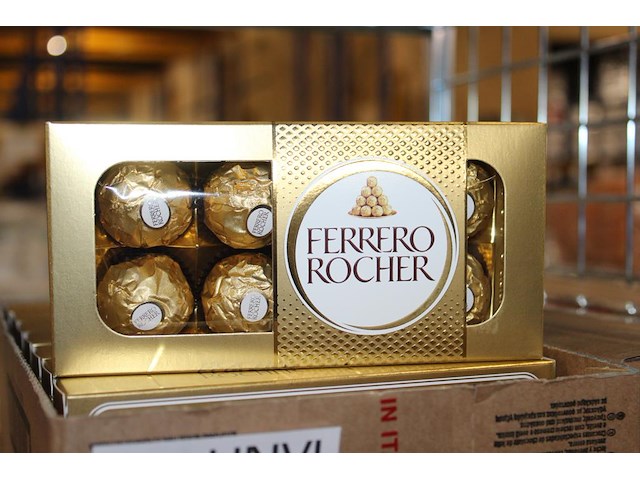 Doos ferrero rocher. 8x 8 stuks. - afbeelding 1 van  2